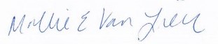 Mollie Van Lieu signature