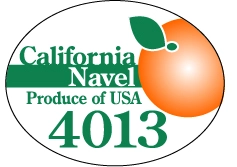 California Navel PLU Code 4013