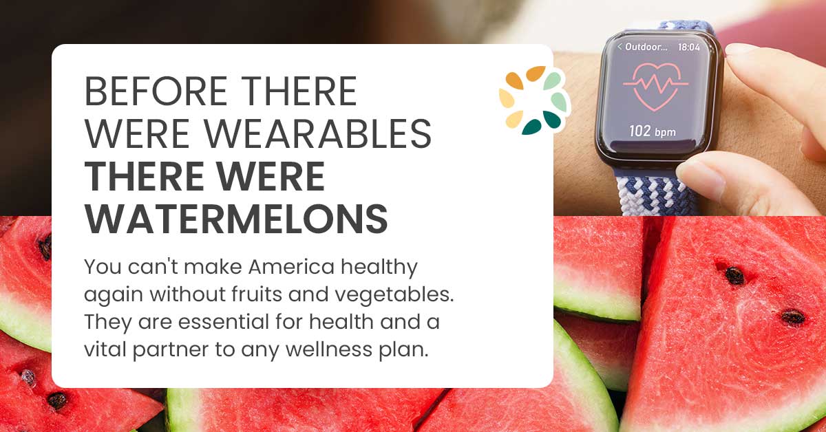 Divided image with text about watermelons and health, a smartwatch displaying a heart rate, and sliced watermelon. Divided image with text about watermelons and health, a smartwatch displaying a heart rate, and sliced watermelon.