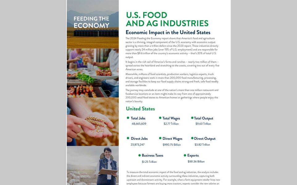 Feeding the Economy report cover