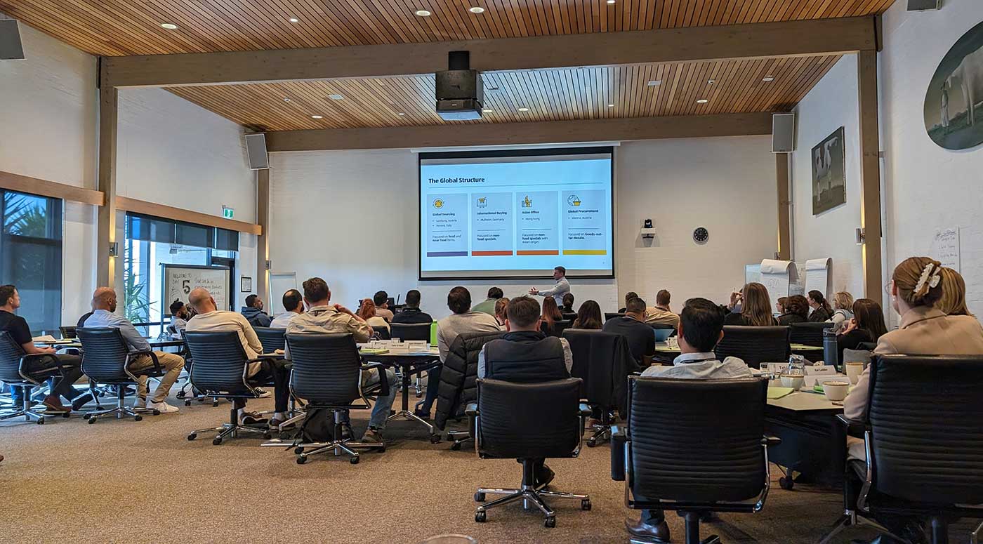 ALDI Stores Australia group director buying (fresh, commercial, bakery) Matthew Atley presents at the Produce Executive Program