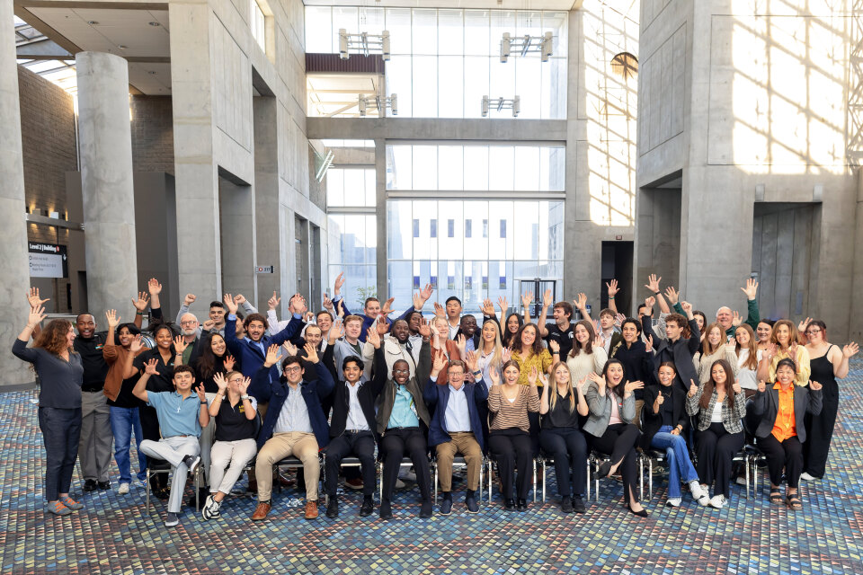 2024 IFPA Jay Pack Award Winners sitting and standing in a group while smiling and waving 2024 IFPA Jay Pack Award Winners sitting and standing in a group while smiling and waving