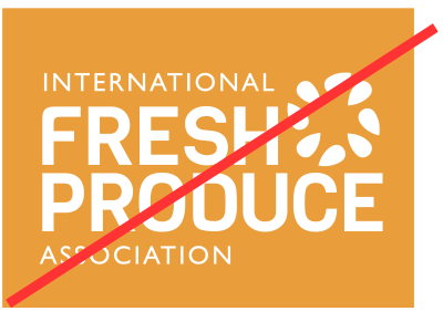 Logo misuse example: wrong back color