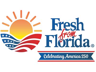 Fresh From Florida logo - celebrating America 250
