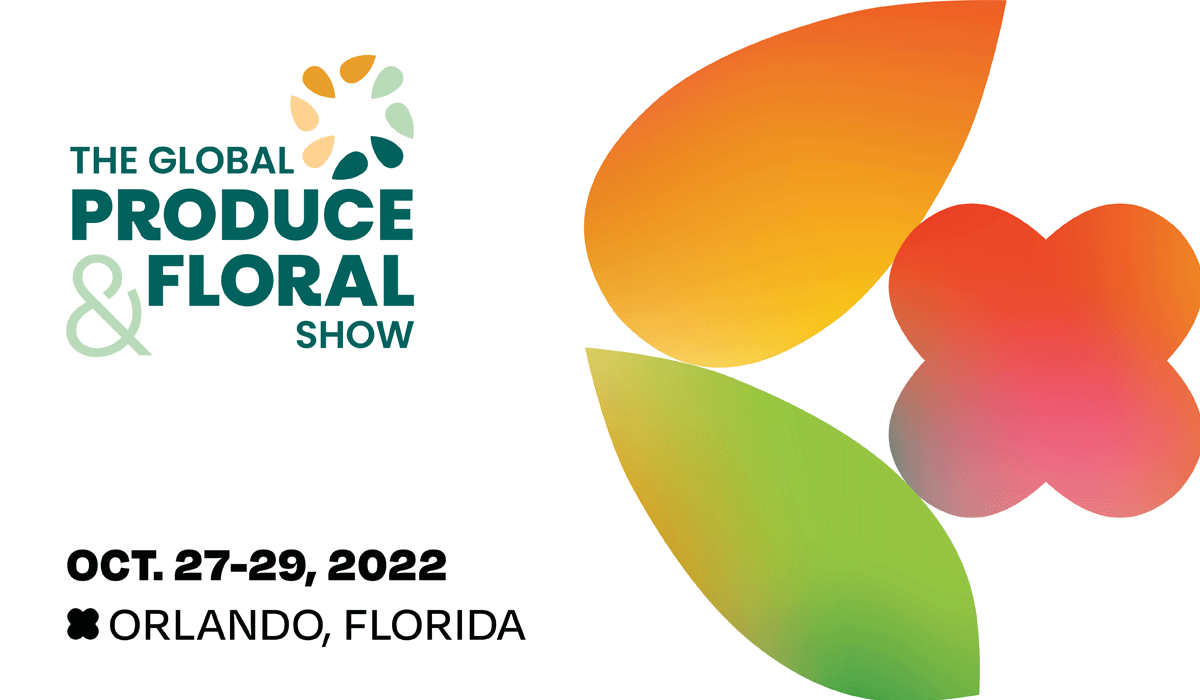 The Global Produce and Floral Show is happing October  27 - 29, 2022