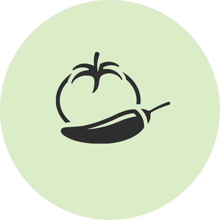 pepper and tomato icon