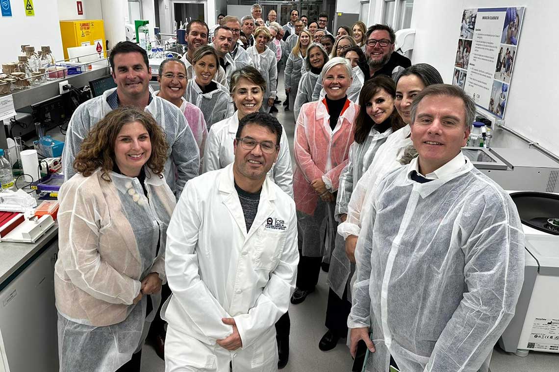 The IFPA board and delegates during a visit to Universidad Andres Bello