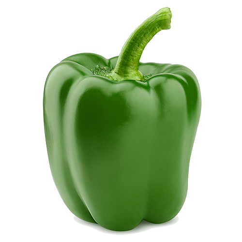 sweet green pepper, isolated on white background sweet green pepper, isolated on white background