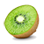 half of a kiwi