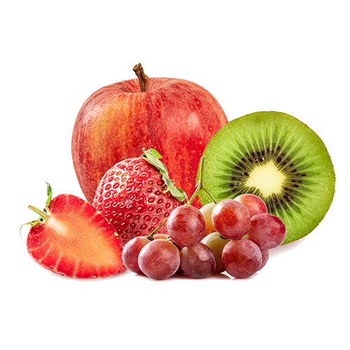 Isolated mixed fruit