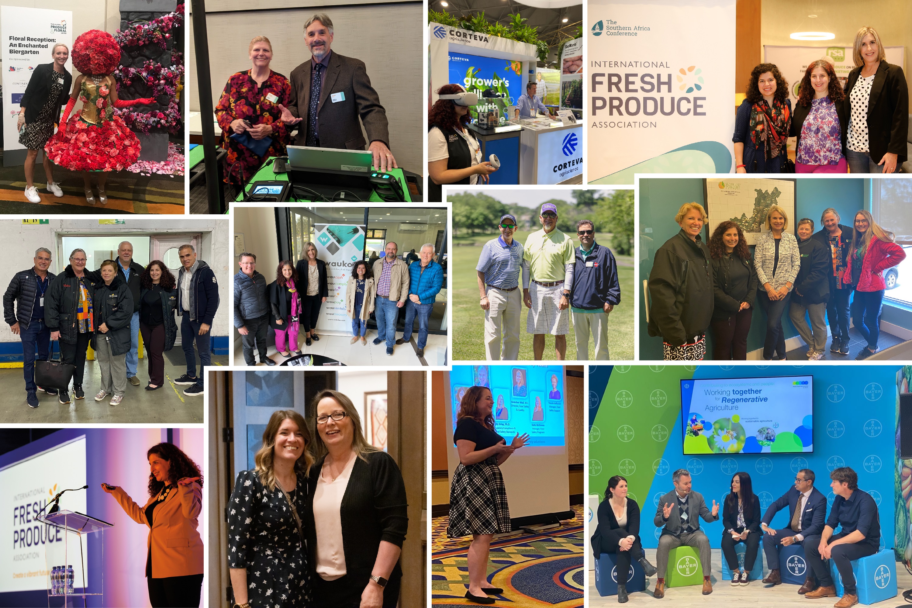 Collage of images of IFPA staff representing the Joy Of Fresh on Capitol Hill