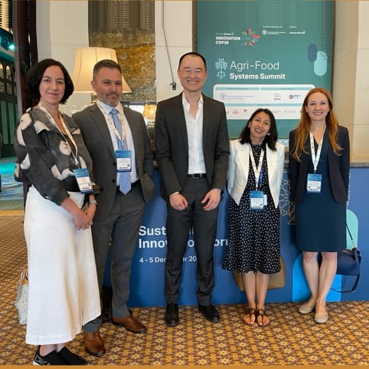 IFPA's Tamara Muruetagoiena and Max Teplitski meet with Zespri team at COP28